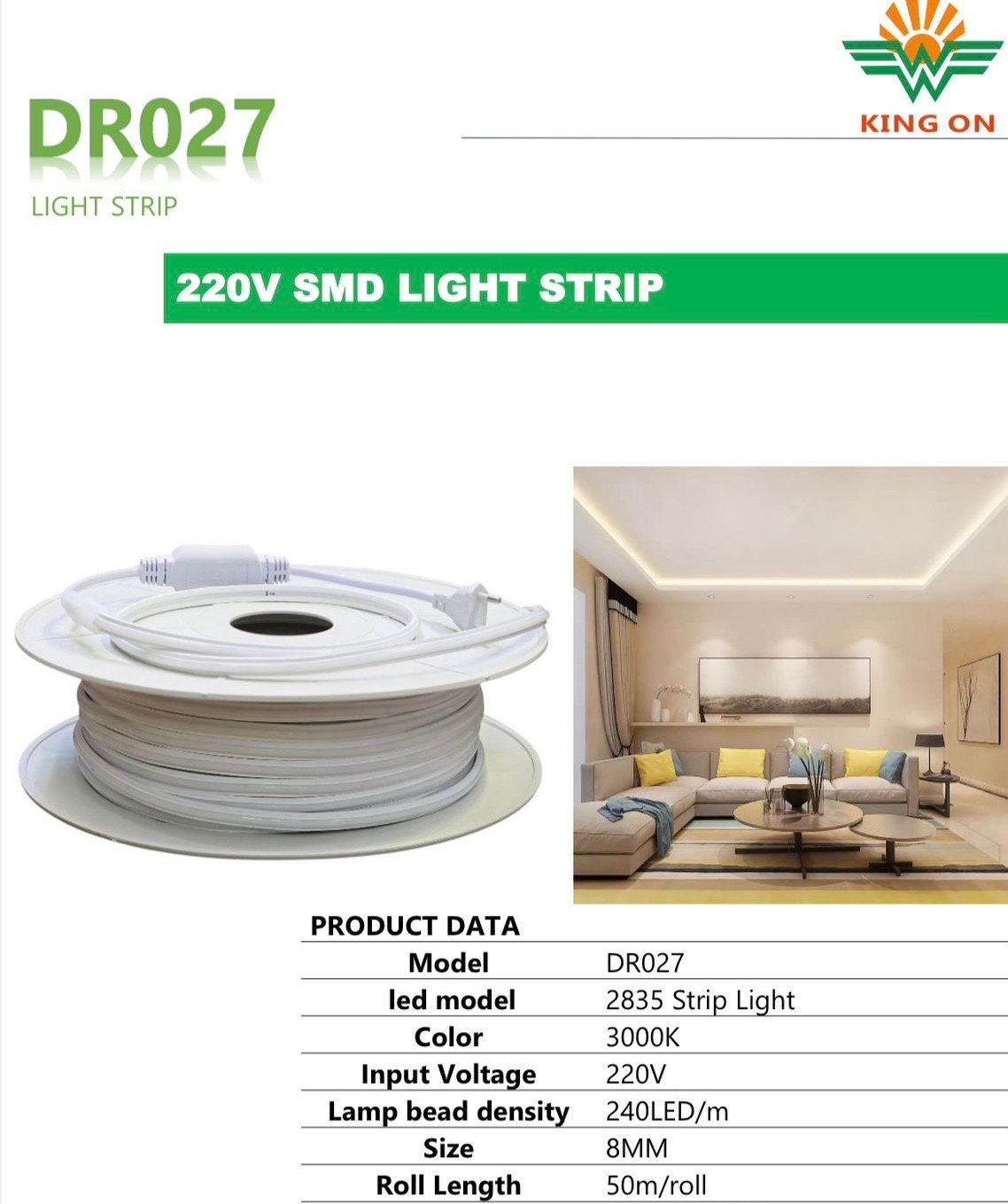 220V SMD STRIP LIGHT